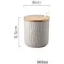 Ensemble de bocaux de rangement pour épices en céramique, gris, 1 pièce – Nordic pour cuisine, sel et poivre. Ensemble de bocaux de rangement pour épices en céramique, gris, 1 pièce – Nordic pour cuisine, sel et poivre.