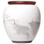 Ceramic Pottery Cereal Containers Canister Cookie Jar with Lids Large, Airtight Food Storage Containers Bins for Kitchen Pantry Organization Flour Rice Candy Bulk, 1L, 12x14cm Ceramic Pottery Cereal Containers Canister Cookie Jar with Lids Large, Airtight Food Storage Containers Bins for Kitchen Pantry Organization Flour Rice Candy Bulk, 1L, 12x14cm