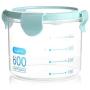 youjiaxioadian Food Storage ContainersAirtight Dry Food Space Saver (Green, 800mL)