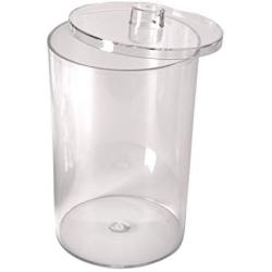 MABIS Plastic Apothecary Jar, Sundry Jar Without Imprints, Clear