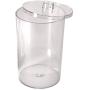 MABIS Plastic Apothecary Jar, Sundry Jar Without Imprints, Clear