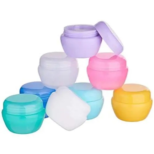 BENECREAT 16er Set mit 30g Frost-Mushroom-Creme-Tiegeln mit Deckeln und Innenfolie für Make-up, Cremes, Kosmetikproduktproben