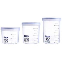 Storage Sealed Can Kitchen Pantry Storage Containers for Sugar Flour and Baking Supplies 3Pcs