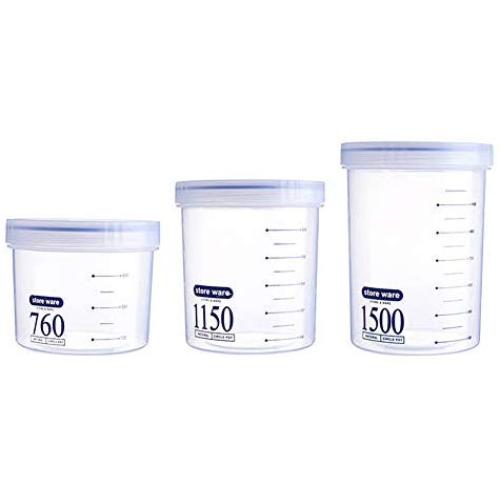 Storage Sealed Can Kitchen Pantry Storage Containers for Sugar Flour and Baking Supplies 3Pcs