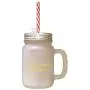 Yellow Eat Many Prunes Sit On Toilet Many Moons Frosted Glass Mason Jar With Straw