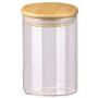 Stackable Glass Jar, Cookie Biscuit and Dry Goods Jar with Seal Stopper Lid Food Storage Jar for Serving Tea, Coffee, Spice and More (350ml)