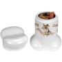 Carolines Treasures CK2234BSTJ German Shepherd Bone Shaped Treat Jar, multicolor