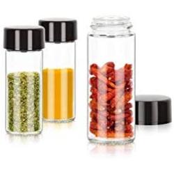 Tescoma Spice Jars, Anthracite 3 Pcs Season, Assorted, 13.9 x 4.9 x 13.2 cm