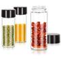 Tescoma Spice Jars, Anthracite 3 Pcs Season, Assorted, 13.9 x 4.9 x 13.2 cm