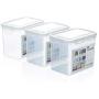 Storage Tank PP Plastic Transparent Sealed cans Food Storage Storage Tank (Size : 1L)