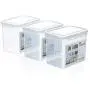 Storage Tank PP Plastic Transparent Sealed cans Food Storage Storage Tank (Size : 1L)