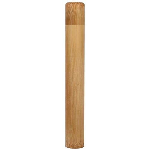 Tea Jar, Round Shape Portable Handmade Natural Bamboo Tea Jar Storage Holder Coffee Container Box Organizer Pot(2.523)