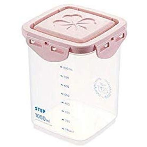 Stackable Plastic Food Storage Box Sealing Jar Household Storage Box Kitchen Fridge Noodle Grain Storage Food Container LPC8178 (1000ML)