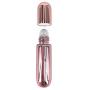 3Pcs 5ml/0.17oz Rose Gold Glass Roller Bottles Perfume Essential Oil Roll On Bottles with Metal Roller Balls Portable Travel Empty Refillable Cosmetic Containers for Aromatherapy Fragrance Lip Oil