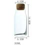 Novelty Kitchen Organizer Cans For Bulk Products Jars With Lid Spices Sugar Coffee Tea Container Receive Storage Bottle 300ML