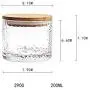 YL LY Home Hammer Glass Sealed Cans Storage Tank Tea Flower Tea Pot 200Ml
