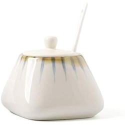 LQQGXLCondiment bottle, jar condiment storage box Spice jars, ceramic cans with lids, food storage containers with lids