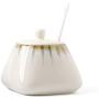LQQGXLCondiment bottle, jar condiment storage box Spice jars, ceramic cans with lids, food storage containers with lids