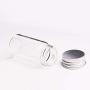 Transparent Small Glass Bottle with Cap Kitchen Glass Canister Snack Sugar Tea Storage Container Jar Bottle Kitchen Accessories,1