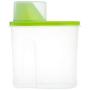 Dried Food Cereal Flour Pasta Food Storage Dispenser Rice Container Sealed Box 1.9L,Yellow