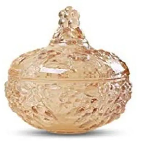 Klare Glas-Zuckerglas-Schütte mit Deckel – Kleine Aufbewahrungskiste für Ashtrays, Fashion, Kreatives Zuckerglas (Farbe: Klar)