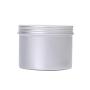 2pc Empty Silver Aluminium Cosmetic Jar Pot Cream Lip Balm Bottle Box Container 100ml