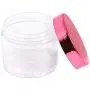 Beauticom 2 oz./ 60g/ 60 ml Dickwandige Klarsicht Kunststoff Behälter mit ROSE GOLD Deckeln für Kosmetik, Lippenpflege, Cremes, Lotionen, Flüssigkeiten (36 Stück, Rose Gold)