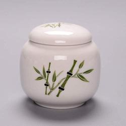 ETERLY Sealed Storage Jars,Tea Caddy Ceramic Coffee Tea canisters Sugar Bowl for Home Gifts Small- 9x8cm(4x3inch) (Color : A, Size : 9x8cm(4x3inch))