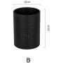 Bouteilles de rangement en acier inoxydable nordique pour baguettes, drain, ustensiles de cuisine, organisation de table, pots de rangement multi-fonctions.