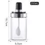 Mini Spice Jars Kitchen storage box sealed seasoning jar with spoon stainless steel seasoning pot Mini Spice Jars Kitchen storage box sealed seasoning jar with spoon stainless steel seasoning pot