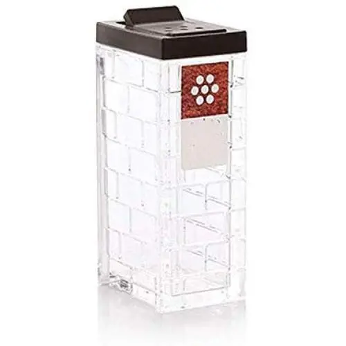 Bouteille de stockage d'épices, porte-épices de cuisine, étiquette de sel, récipient en PP transparent pour poivre, cumin, etc. (1 pièce) Bouteille de stockage d'épices, porte-épices de cuisine, étiquette de sel, récipient en PP transparent pour poivre, cumin, etc. (1 pièce)