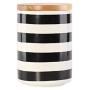 Mini Spice Jars Simple geometric black Nordic storage tank kitchen storage