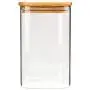 Glasbehälter, Quadratisch, 550 ml - Ideal für Getreide, Tee, Kaffee oder andere trockene Lebensmittel. Verschlossen für optimale Haltbarkeit.