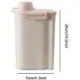 Contenant de stockage de riz Wlanp, Bocal en plastique étanche pour aliments, récipient de conserve de cuisine, réservoir de stockage de grains adapté pour la cuisine et le réfrigérateur. Contenant de stockage de riz Wlanp, Bocal en plastique étanche pour aliments, récipient de conserve de cuisine, réservoir de stockage de grains adapté pour la cuisine et le réfrigérateur.