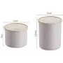 2Pcs Versiegelte Aufbewahrungskrüfte für Gewürze Tank Behälter für Essen Mit Dichtung Deckel Flasche Kaffee Tee Caddy Küchen Dichtungsbehälter