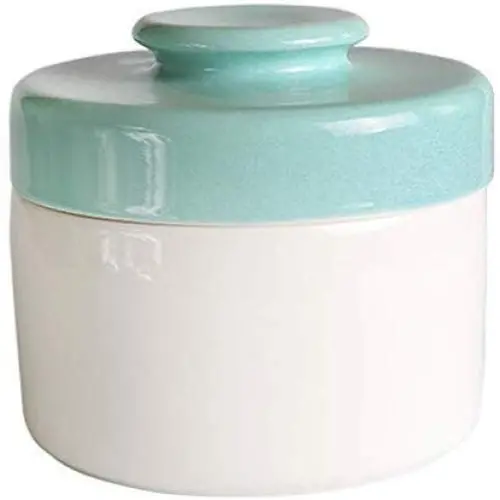 Pot Jar en Céramique avec Couvercles, Contenants de Rangement Alimentaire Airtight, Poterie pour le Cellier, BPA-Free, Grand Format pour Magasiner les Bonbons, 1.1L/650mL (Couleur : Vert) Pot Jar en Céramique avec Couvercles, Contenants de Rangement Alimentaire Airtight, Poterie pour le Cellier, BPA-Free, Grand Format pour Magasiner les Bonbons, 1.1L/650mL (Couleur : Vert)