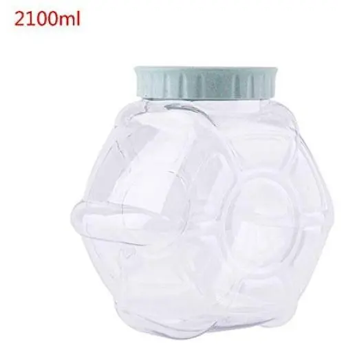 Contenant Kitchen 2100 ml - Boîte à Thé, Café, Bonbons, Céréales, Snacks, Biscuit, Pot en Plastique Contenant Kitchen 2100 ml - Boîte à Thé, Café, Bonbons, Céréales, Snacks, Biscuit, Pot en Plastique