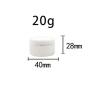 Portable Refillable Empty Cosmetic Jars Lotion Travel Container with Lids BPA-Free Plastic Face Cream Makeup Jars, 20g