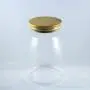 DR Goodies, Small Canister With Wooden Airtight Lid, Container For Kitchen Storage With Seal Mechanism, Glass Jar Keeps Food Fresh And Dry, Great For Storing Snacks, Cookies, Sugar, Coffee