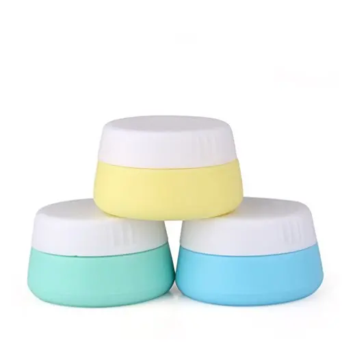 FantasyDay 3 Pack 30ML Silicone Cream Jar with Sealed Lids Earring Case Pill case Travel Cosmetic Containers Kit for Cosmetics, Balms, Lotions, Conditioner & Creams #3