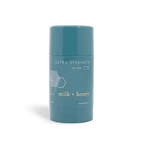 milk + honey Aluminum Free, Extra Strength Deodorant No. 09, Lavender Tea Tree, 2.6 Ounce milk + honey Aluminum Free, Extra Strength Deodorant No. 09, Lavender Tea Tree, 2.6 Ounce