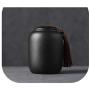 Black Tea Box Organizer Kitchen Ceramic Jar Seal Storage Holder Sweetmeats Candies Cans Teaware Tea Caddies Tin Containers,1