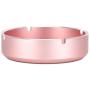 Tangxi Round Aluminum Alloy Storage Box 4.33 x 4.33 x 1.38 in Round Storage Jars Containers for Screw Battery Candy Toy Snacks Cosmetics(Rose)