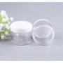 50PCS 20G/0.7OZ Cosmetic Containers Empty Clear Plastic Sample Jars with Lids Refill Makeup Pot Storage Sample Trial Packing for Liquid Creams Lotion Eye-Creams or for Nails Sequins Gems Beads Jewelry