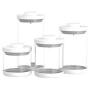 4 Size Glass Storage Box Seal Lid Tea Food Canister Compatible For Kitchen Containers Jars Bottles Spice Vacuum Caps Sugar Bowl Boxing,S