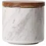 Keramik Lagerglas von Bakoustar mit Dichtung und Holzulüdt-Moderner Keramik-Aufbewahrungsbehälter für Lebensmittel, Tee, Make-up-Pinsel und mehr (460 ml)