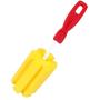 Roots & Branches VKP1143 Canning Jar Cleaning Brush, Bright Yellow with Red