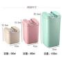 storage jar Grain container Food container Storage Box，Wheat straw kitchen storage box dried fruit food grains storage box, square 500ml