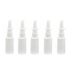 12PCS Plastic Nasal Spray Bottles-Refillable Cosmetic Makeup Perfume Storage Container Jars Pot (White) (30ml)