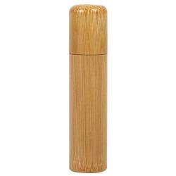 Natural Round Bamboo Sealed Tea Box Candy Dried Foods Jar Container Storage